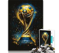 Jigsaws Puzzles 1000 Pieces for Adults Gifts Football Trophy Teenager Puzzles,Quiz Game Wall Decoration Unique Birthday And Xmas Gifts 26x38cm