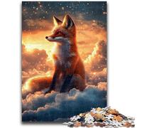 Jigsaws Puzzles 1000 Pieces for Adults Gifts Fox in The Clouds 1000 Pieces for Teenagers,Secret Santa Gifts for Age 14 Years Up (75x50cm)