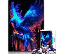 Jigsaws Puzzles 1000 Pieces for Adults Gifts Galaxy Art Phoenix 1000 Pieces for Teenagers,Learning Educational Toys Family Games Unique Birthday And Gifts (size 38x26cm)