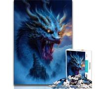 Jigsaws Puzzles 1000 Pieces for Adults Gifts Galaxy Art Wolf Puzzles for Teenagers,Brain Teaser - Birthday Gift for Men (size 75x50cm)