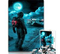Jigsaws Puzzles 1000 Pieces for Adults Gifts Galaxy Astronaut,Educational Games Home Decoration Educational Game for Birthday,Chrismas (75x50cm)