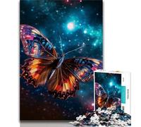 Jigsaws Puzzles 1000 Pieces for Adults Gifts Galaxy Butterfly Puzzles for Adults,Stress Reliever Difficult Challenge Secret Santa Gifts 38x26cm
