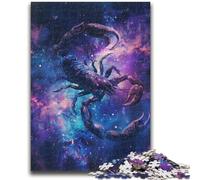 Jigsaws Puzzles 1000 Pieces for Adults Gifts Galaxy Scorpion Adult Jigsaw,Decompressing Intellectual Educational Toy Perfect Decoration (38x26cm)