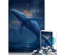 Jigsaws Puzzles 1000 Pieces for Adults Gifts Galaxy Whale,Challenging Difficult with Fully Interlocking Randomly Shaped Pieces (38x26cm)