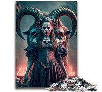 Jigsaws Puzzles 1000 Pieces for Adults Gifts Goat Devil Educational Games Home Decoration Educational Game for Birthday, Chrismas 38x26cm
