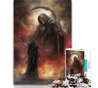 Jigsaws Puzzles 1000 Pieces for Adults Gifts God of Death,Educational Games Home Decoration Educational Game for Birthday,Chrismas (75x50cm)
