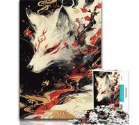 Jigsaws Puzzles 1000 Pieces for Adults Gifts God of Foxes Puzzles for Adults,Family Entertainment Toys with Matching Poster And Trivia Sheet 38x26cm