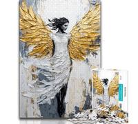 Jigsaws Puzzles 1000 Pieces for Adults Gifts Golden Angel,family Fun Games Fun at Home Activities,Birthday Present,Travel Gifts 38x52cm