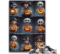 Jigsaws Puzzles 1000 Pieces for Adults Gifts Halloween Collage Teenager Puzzles,Perfect for Game Nights, Colorful Toy for Home Gift (38x26cm)