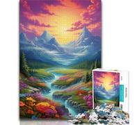 Jigsaws Puzzles 1000 Pieces for Adults Gifts Heaven Landscape Fantasy Colors Puzzles for Adults,Learning Educational Toys Family Games Unique Birthday And Gifts (size 75x50cm)