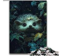 Jigsaws Puzzles 1000 Pieces for Adults Gifts Hedgehog in The Jungle,Educational Games Home Decoration Educational Game for Birthday,Chrismas 38x52cm