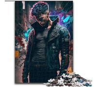 Jigsaws Puzzles 1000 Pieces for Adults Gifts Hero of The Night, Family Game Stress Reliever Difficult Challenge Enhance Love between Couples (Size 26x38cm)