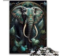Jigsaws Puzzles 1000 Pieces for Adults Gifts Imaginary World Elephant, for Educational Game Challenge Toy Unique Home Decor And Gifts (Size 26x38cm)
