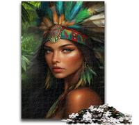 Jigsaws Puzzles 1000 Pieces for Adults Gifts Indian Princess Puzzles for Teenagers,for Educational Game Challenge Toy Birthday Present, Gifts, Wall Art (50x75cm)
