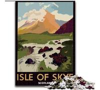 Jigsaws Puzzles 1000 Pieces for Adults Gifts Isle of Skye Scotland Art Educational Games Home Decoration for Is Ideal As A Gift for The Whole Family (38x26cm) 1000pcs