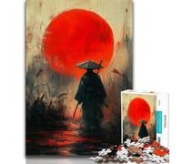 Jigsaws Puzzles 1000 Pieces for Adults Gifts Japanese Ninja Warrior Teenager Puzzles,Perfect for Game Nights, Colorful Toy for Home Gift 38x26cm