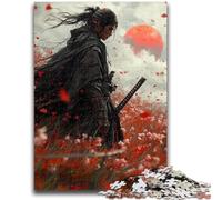 Jigsaws Puzzles 1000 Pieces for Adults Gifts Japanese Style Ninja Puzzles for Adults,Challenging Game for The Whole for Women, Gifts for Men (75x50cm)