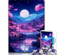 Jigsaws Puzzles 1000 Pieces for Adults Gifts Japanese Temples Adult Jigsaw,Challenging Game Gifts for Is Ideal As A Gift for The Whole Family (size 38x26cm)