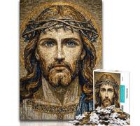 Jigsaws Puzzles 1000 Pieces for Adults Gifts Jesus 1000 Pieces for Adults,for Educational Game Challenge Toy Birthday Present, Gifts, Wall Art 38x26cm