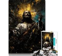 Jigsaws Puzzles 1000 Pieces for Adults Gifts Jesus Puzzles for Adults,Learning Educational Toys Family Games Unique Birthday And Gifts (size 38x26cm)