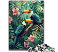 Jigsaws Puzzles 1000 Pieces for Adults Gifts Jungle Parrot Challenging Game And Family Play Educational Game for Birthday, Chrismas 26x38cm