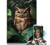 Jigsaws Puzzles 1000 Pieces for Adults Gifts Jungle Parrot,Stress Reliever Staycation Kill Time with Matching Poster And Trivia Sheet (38x26cm)