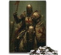 Jigsaws Puzzles 1000 Pieces for Adults Gifts Knight Templar 1000 Pieces for Teenagers,Secret Santa Gifts for Age 14 Years Up (26x38cm)