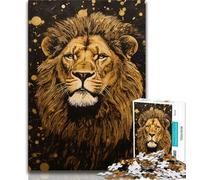 Jigsaws Puzzles 1000 Pieces for Adults Gifts Lions on The Grassland,Help The Brain Exercise Addictive Toys to Cultivate Patience Gift For Birthdays 50x75cm