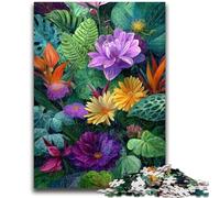 Jigsaws Puzzles 1000 Pieces for Adults Gifts Lotus Oil Painting Adult Jigsaw,Decompressing Intellectual Educational Toy Perfect Decoration (50x75cm)