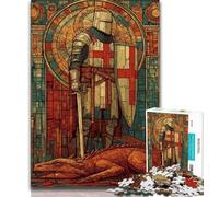 Jigsaws Puzzles 1000 Pieces for Adults Gifts Majestic Knight Teenager Puzzles,for Educational Game Challenge Toy Birthday Present, Gifts, Wall Art (size 75x50cm)