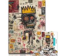 Jigsaws Puzzles 1000 Pieces for Adults Gifts Modern Art by Basquiat,Vibrant And Unique Design Relaxing & Challenging Puzzle Experience (38x26cm)