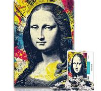 Jigsaws Puzzles 1000 Pieces for Adults Gifts Mona Lisa Teenager Puzzles,Interesting Stress Reduction Parent-child Interaction (size 75x50cm)