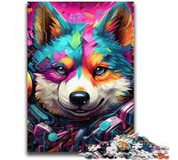 Jigsaws Puzzles 1000 Pieces for Adults Gifts Mutant Corgi 1000 Pieces for Teenagers,Perfect for Game Nights, Colorful Toy for Home Gift (75x50cm)