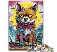Jigsaws Puzzles 1000 Pieces for Adults Gifts Mutant Corgi Jigsaw,Vibrant And Unique Design Relaxing & Challenging Puzzle Experience (38x26cm)