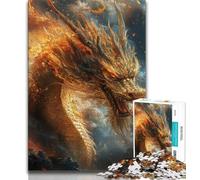 Jigsaws Puzzles 1000 Pieces for Adults Gifts Mysterious Chinese Dragon,Decompressing Intellectual Educational Toy Birthday Present,Gifts (75x50cm)
