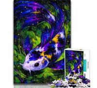 Jigsaws Puzzles 1000 Pieces for Adults Gifts Mysterious Koi,Educational Games Home Decoration Unique Home Decor And Gifts (75x50cm)