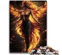 Jigsaws Puzzles 1000 Pieces for Adults Gifts Mysterious Phoenix Girl Adult Jigsaw,Decompressing Intellectual Educational Toy Perfect Decoration (38x26cm)