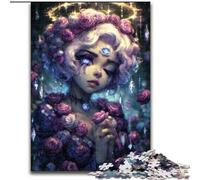 Jigsaws Puzzles 1000 Pieces for Adults Gifts Mystical Spirit Girl, Family Game Stress Reliever Difficult Challenge Enhance Love between Couples (Size 50x75cm)