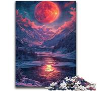 Jigsaws Puzzles 1000 Pieces for Adults Gifts Neon Winter Nature 1000 Pieces for Adults,for Educational Game Challenge Toy Birthday Present, Gifts, Wall Art (38x26cm)