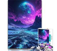 Jigsaws Puzzles 1000 Pieces for Adults Gifts Neon Winter Nature Teenager Puzzles,Quiz Game Wall Decoration Unique Birthday And Xmas Gifts 75x50cm