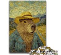 Jigsaws Puzzles 1000 Pieces for Adults Gifts Night Sky-style Capybara 1000 Pieces for Teenagers,Toys Educational Games Stress Relieving Unique Birthday And Gifts (75x50cm)