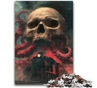 Jigsaws Puzzles 1000 Pieces for Adults Gifts Octopus Skeleton for Age 14+ Challenging To Complete But Fun And Humorous Great Gifts And Toys 26x38cm