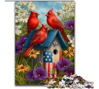 Jigsaws Puzzles 1000 Pieces for Adults Gifts Parrots And Linnets Decompressing Intellectual Educational Toy Great Gifts And Toys 26x38cm