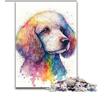 Jigsaws Puzzles 1000 Pieces for Adults Gifts Poodle, for 14+ For Family Fun & Game Night Artists' Collection, Fine Arts (Size50x75cm)
