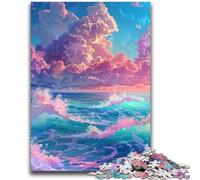Jigsaws Puzzles 1000 Pieces for Adults Gifts Psychedelic Alien Planet Teenager Puzzles,Quiz Game Wall Decoration Unique Birthday And Xmas Gifts (75x50cm)