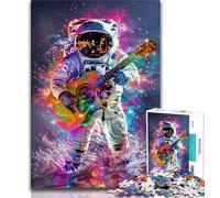 Jigsaws Puzzles 1000 Pieces for Adults Gifts Psychedelic Astronaut 1000 Pieces for Teenagers,Learning Educational Toys Family Games Unique Birthday And Gifts (size 38x26cm)