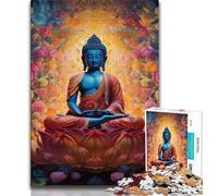 Jigsaws Puzzles 1000 Pieces for Adults Gifts Psychedelic Buddha Puzzles for Adults,Learning Educational Toys Family Games Unique Birthday And Gifts (size 38x26cm)