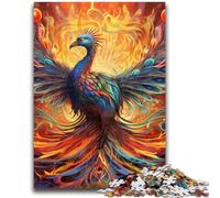Jigsaws Puzzles 1000 Pieces for Adults Gifts Psychedelic Phoenix Bird 1000 Pieces for Teenagers,Fun Games Every Piece Is Unique - Challenging Family Fun Game (26x38cm)