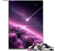 Jigsaws Puzzles 1000 Pieces for Adults Gifts Purple Universe Starry Sky, Decompressing Intellectual Educational Toy Is Ideal As Gifts for The Whole Family (Size 26x38cm)