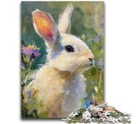 Jigsaws Puzzles 1000 Pieces for Adults Gifts Rabbit Teenager Puzzles,Perfect for Game Nights, Colorful Toy for Home Gift (38x26cm)